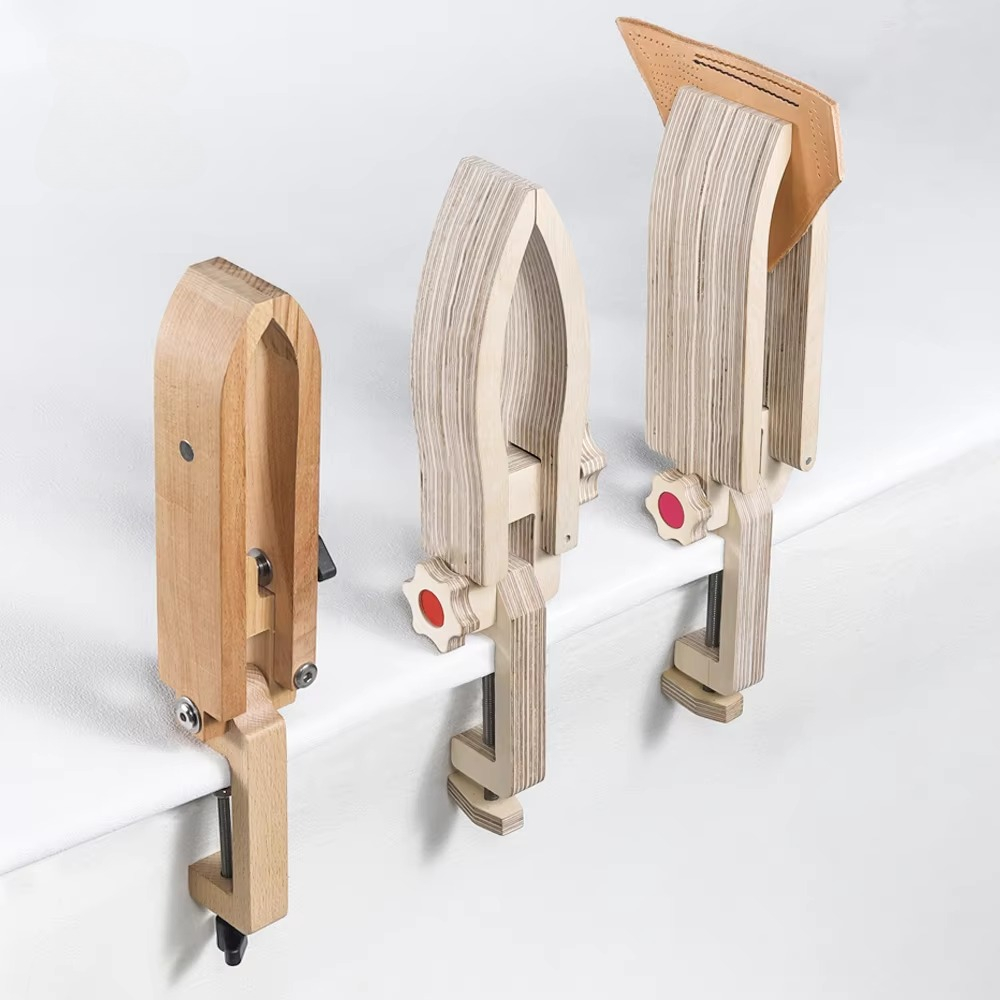 Leatherwork Tools - Leren tafelblad lederen vetersteek naaien pony