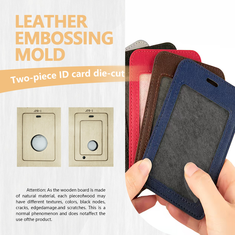 Leatherwork Knife - Handgemaakte DIY-werkbadge tweedelige set mesvorm -