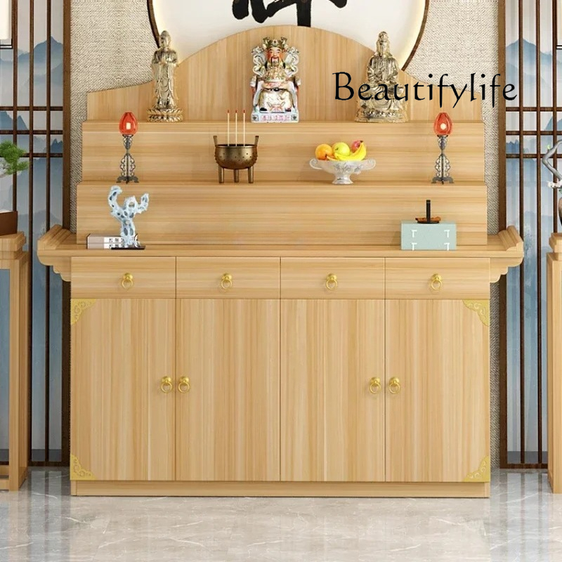 Leatherwork Desk - Nieuwe Chinese Stijl Altaar Wierookbrander Tafel