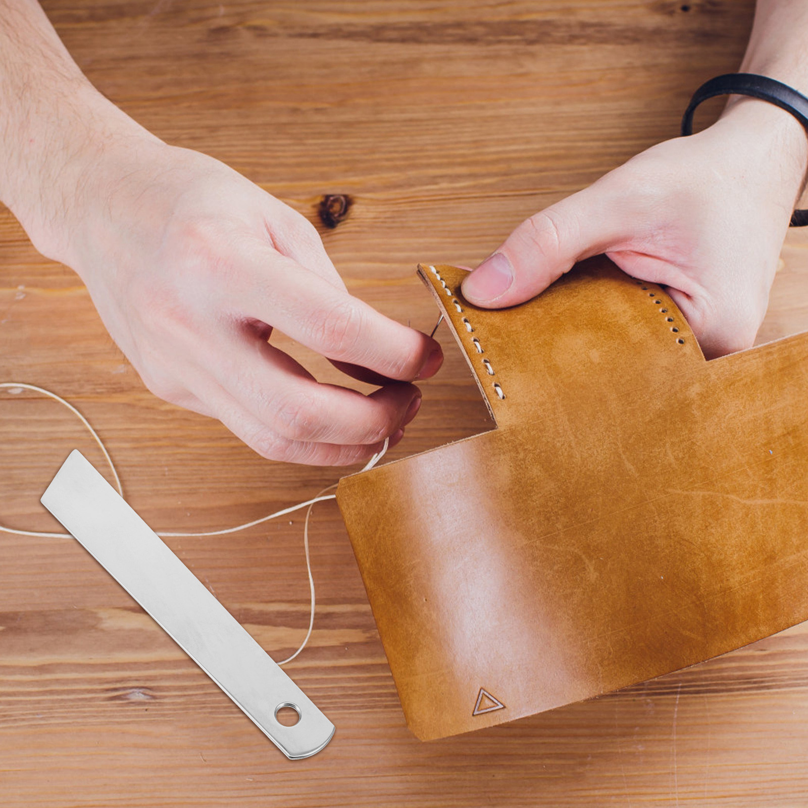 Leatherwork Tools - Stevige roestvrijstalen lijmspreader voor ambachtelijke toepassingen