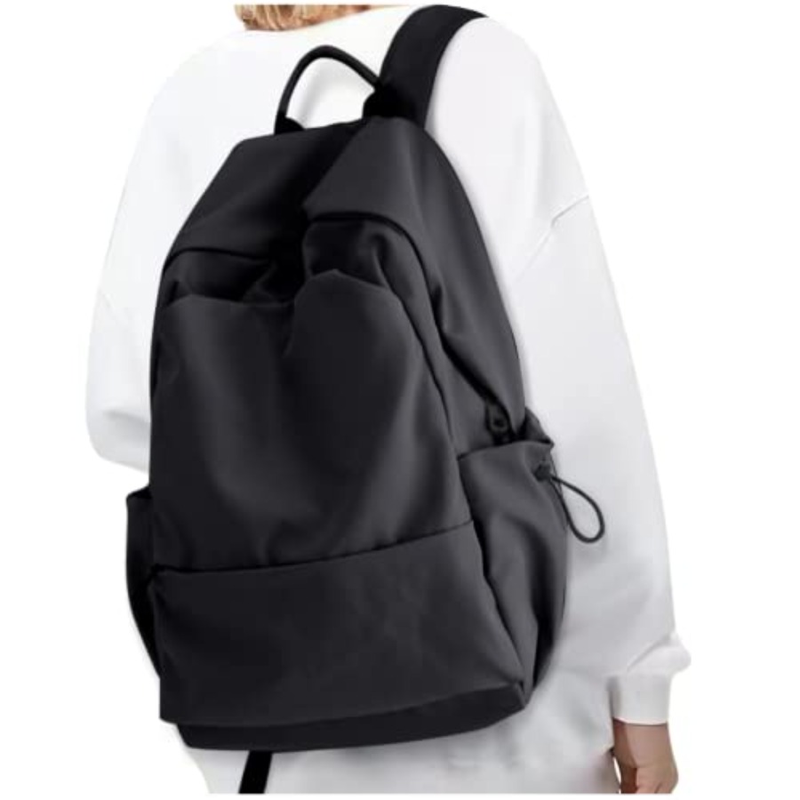 Leather Works - Zwarte rugzak voor dames, kleine schoolrugzak