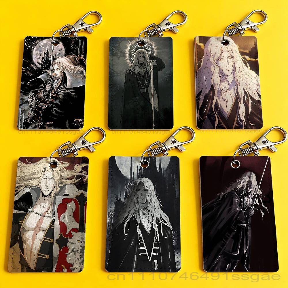 Leather Works - Game C-Castlevania Alucard badgehouder sleutelhanger voor
