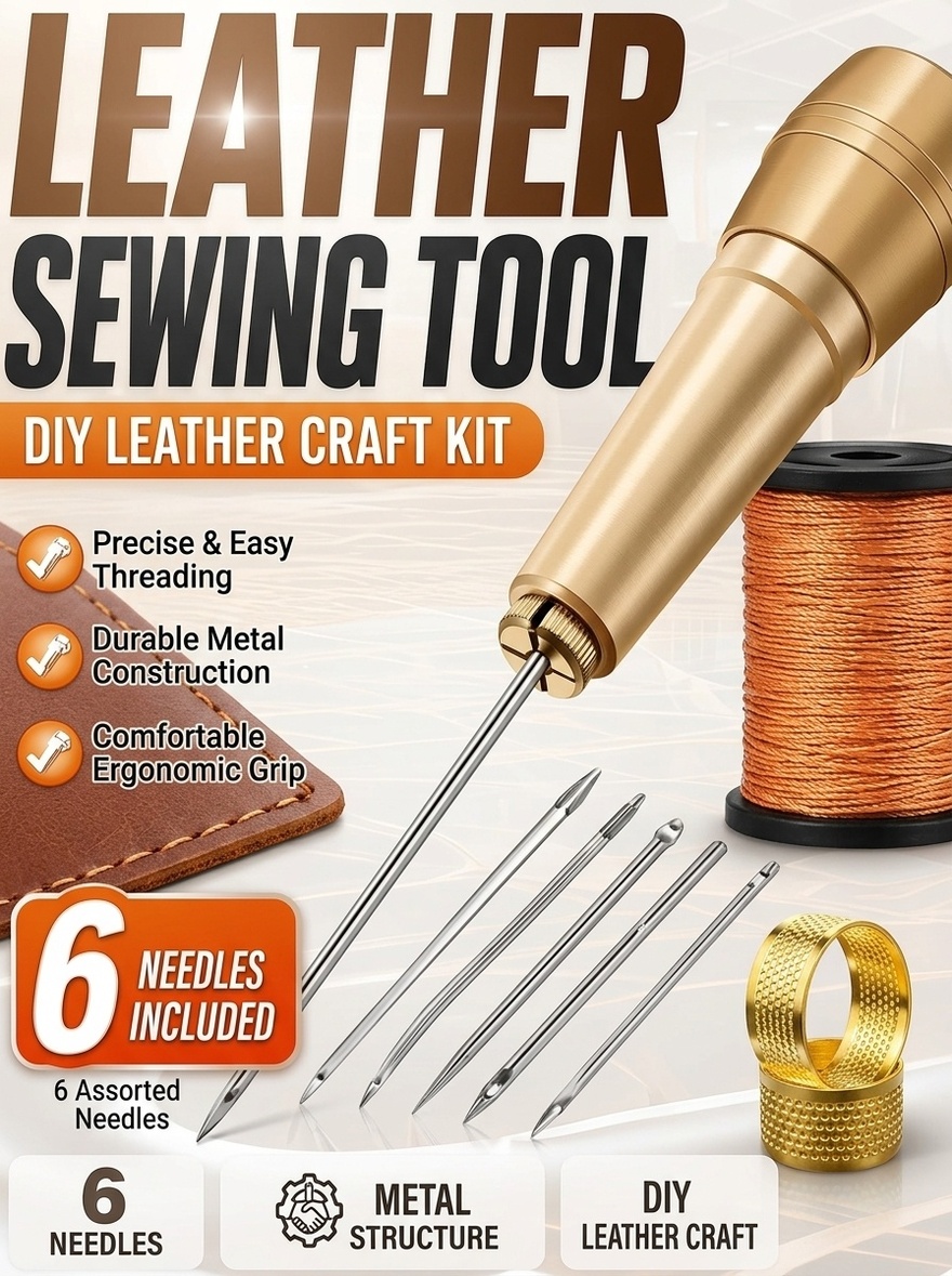 Lederen naaigereedschap, handn - Leatherwork Tools recensie en prijs