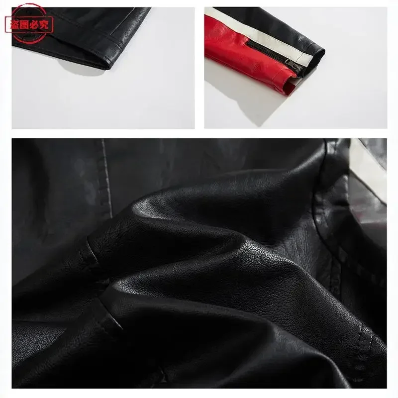 Klaar om te racen logo bedrukt - Leather Work Jacket With Hood recensie en prijs