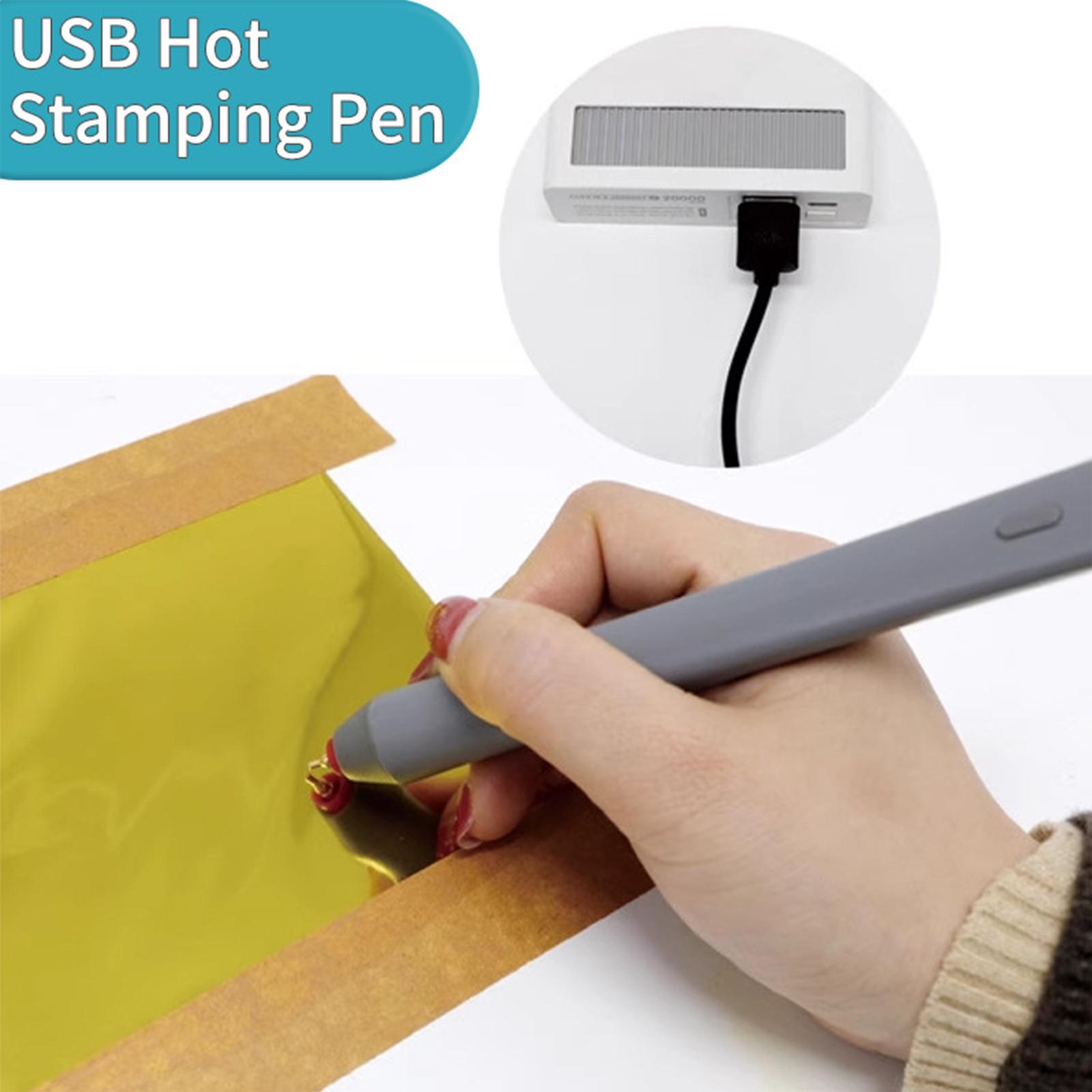 Hot Foil Pen-stempelset met 4  - Leather Work Organiser recensie en prijs