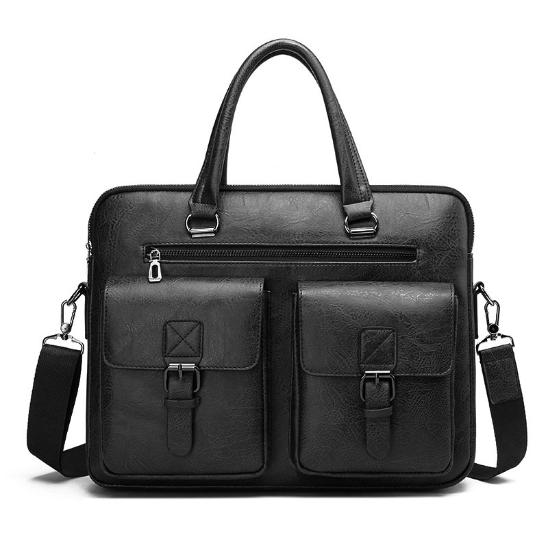 Luxe Merk Man Business Aktetas - Leather Work Bag recensie en prijs