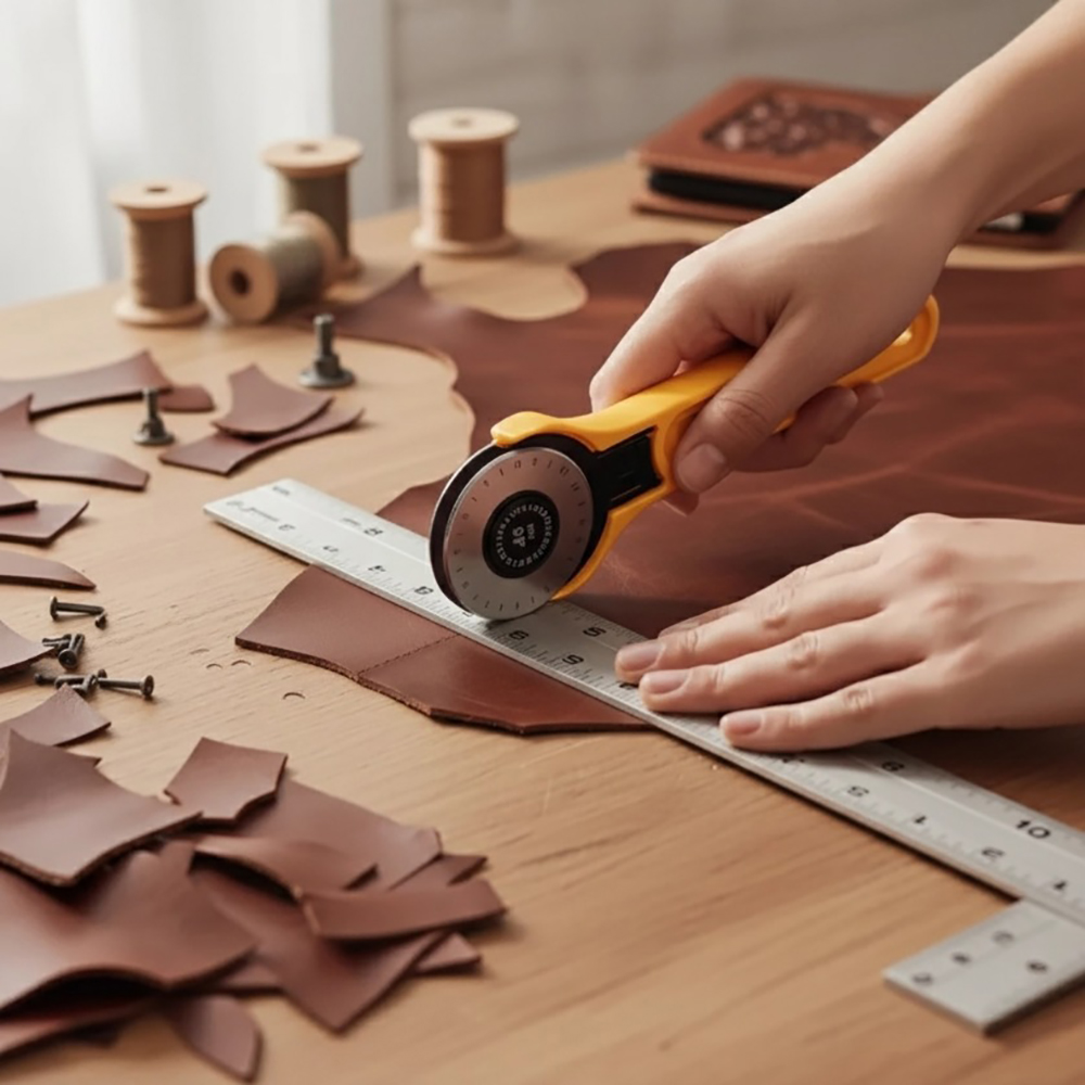 45 mm roterende stofsnijder le - Leatherwork Tools recensie en prijs