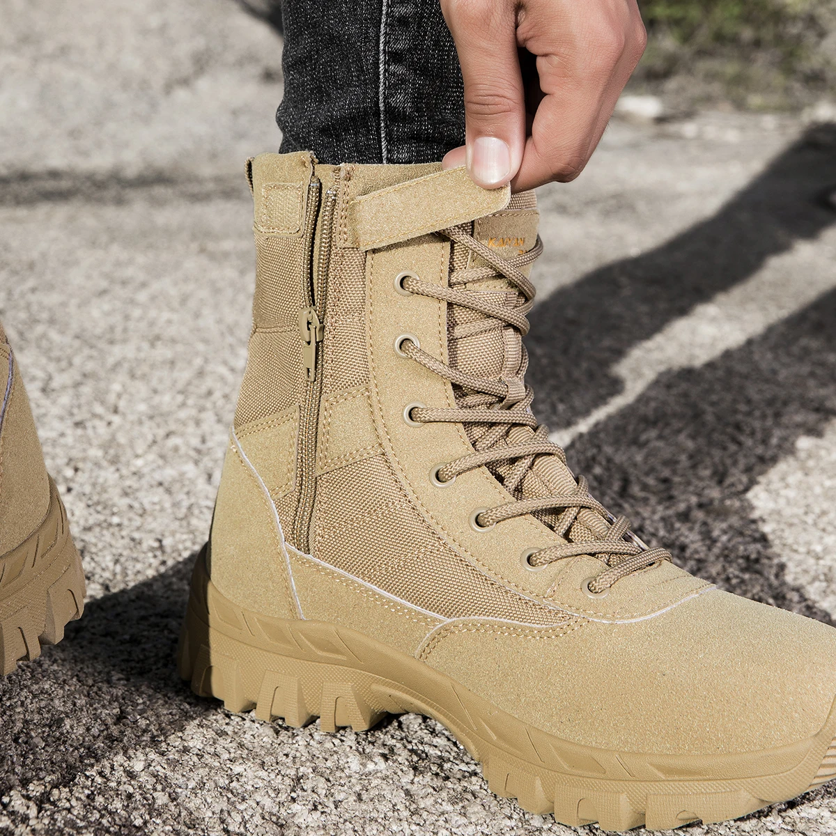 Outdoor-wandelschoenen voor he - Leather Work Fabric recensie en prijs