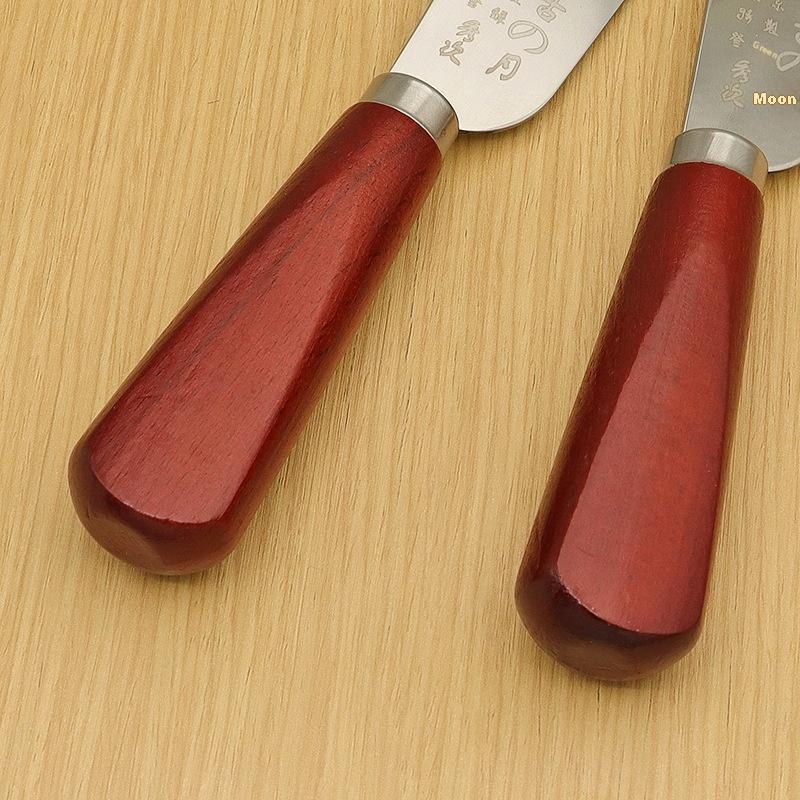 Leren snijmes met houten handv - Leather Work Organiser recensie en prijs