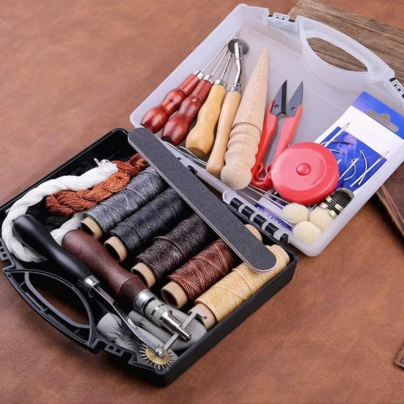 Lederen ambachtelijke gereedsc - Leather Work Organiser recensie en prijs