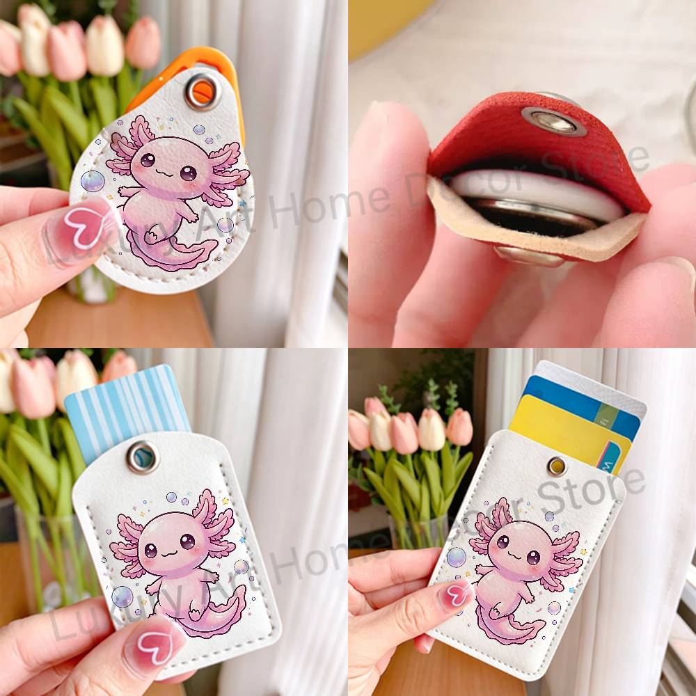Leuke roze A-Axolotl cartoonho - Leather Works recensie en prijs
