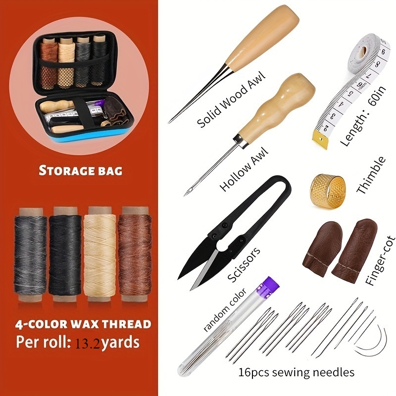 [Lederen werkset] Lederen naai - Leather Work Organiser recensie en prijs