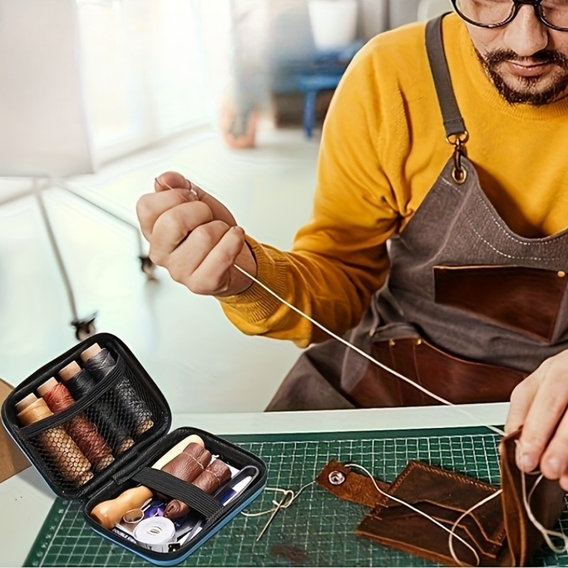[Lederen werkset] Lederen naai - Leather Work Organiser recensie en prijs