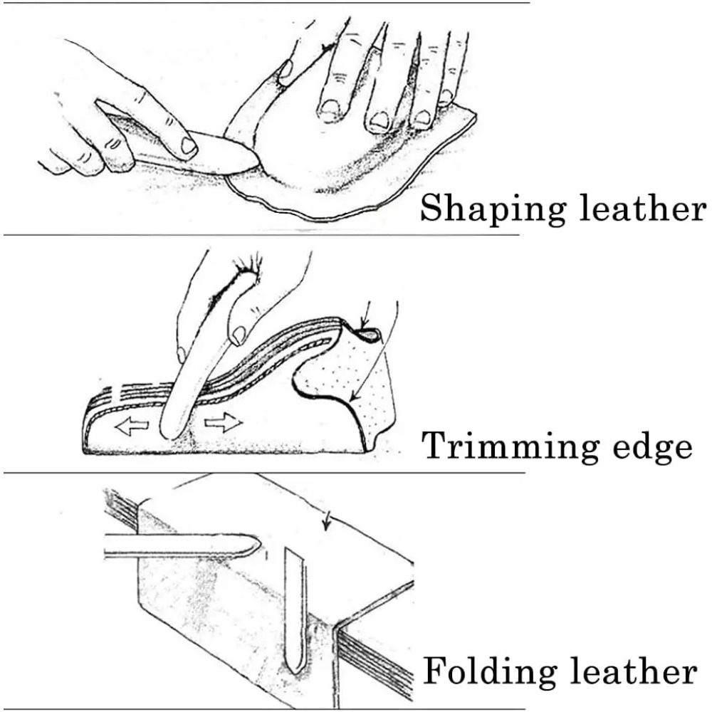 Leather Craft Edge Burnishing  - Leather Work Organiser recensie en prijs