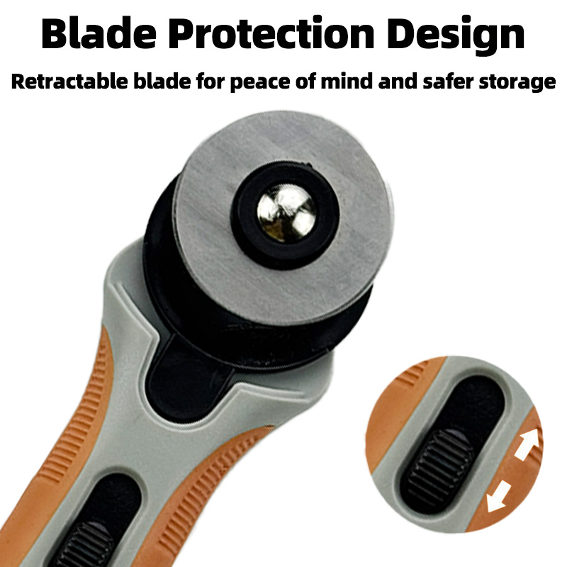 45 mm roterende snijder, rolme - Leatherwork Knife recensie en prijs