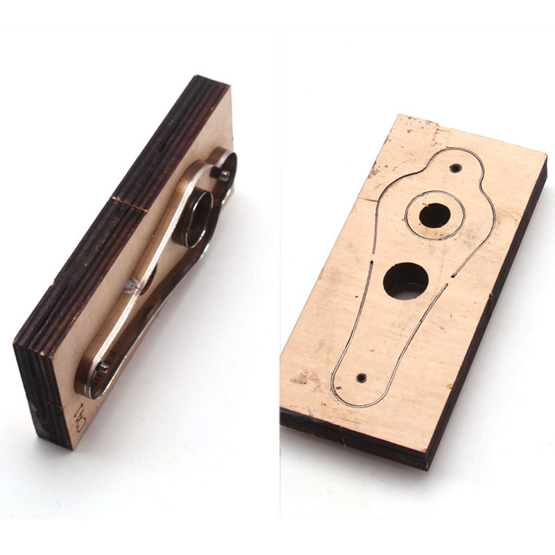 Lederen ambachtelijke sterft g - Leatherwork Knife recensie en prijs
