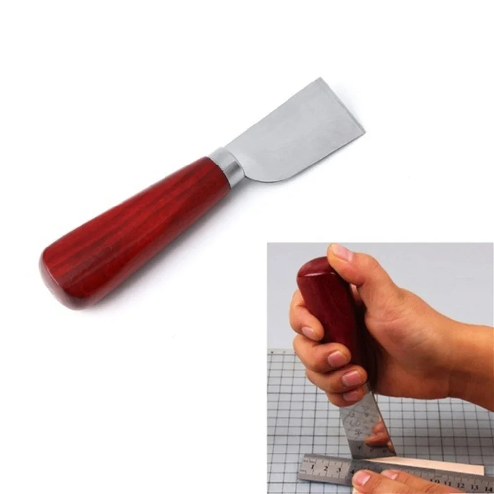 Roestvrij staal lederen snijme - Leatherwork Knife recensie en prijs