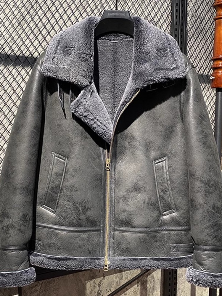 Heren winterjas van echt schap - Leather Work Jacket With Hood recensie en prijs