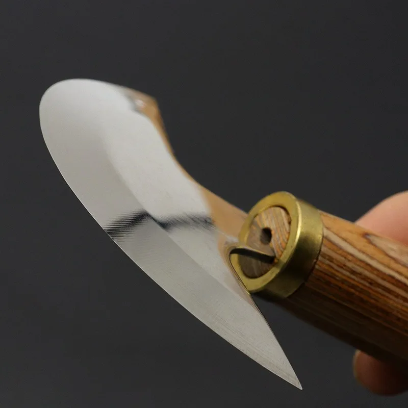 Handmatig leersnijmes DIY leer - Leatherwork Knife recensie en prijs