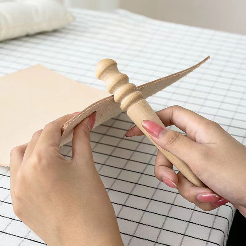 1PC Hout Leer Massief Hout Ron - Leather Work Organiser recensie en prijs