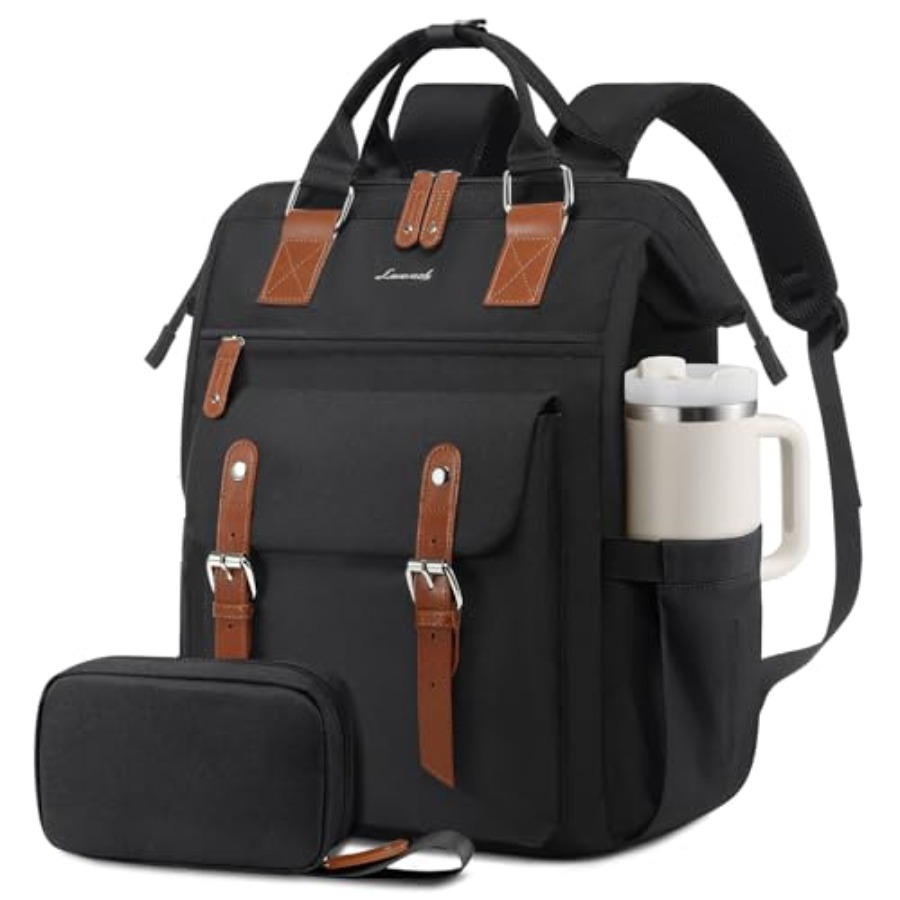Laptoprugzak voor dames, lapto - Leather Work Bag recensie en prijs