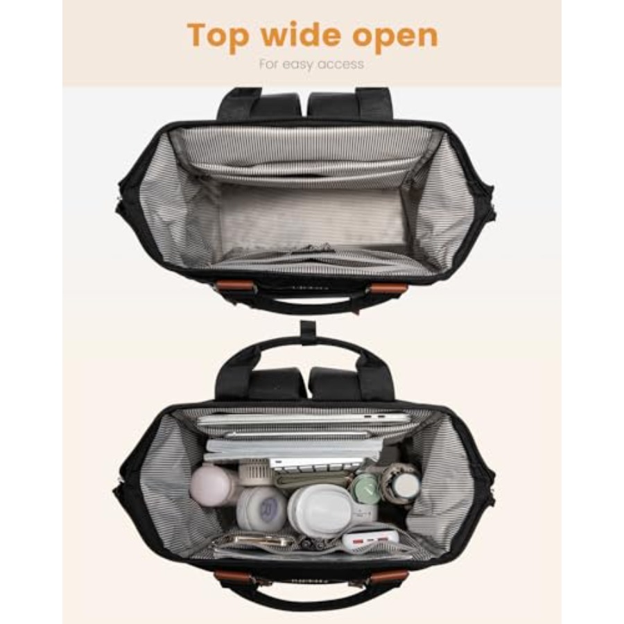 Laptoprugzak voor dames, lapto - Leather Work Bag recensie en prijs