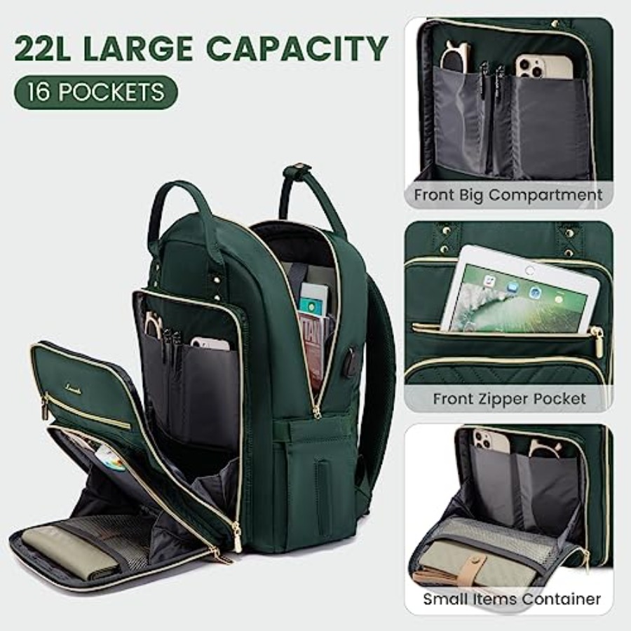 Laptoprugzak voor dames, water - Leather Works recensie en prijs