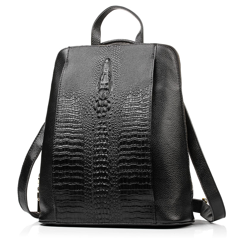Zency Damesrugzak van krokodil - Leather Work Bag recensie en prijs